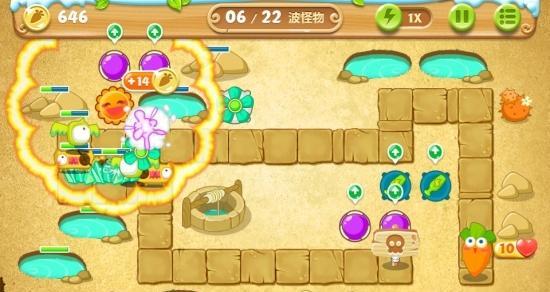 《保卫萝卜2》游戏极地第102关过关攻略（挑战极限）