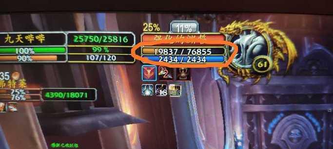 魔兽世界怪物血条如何调整显示大小？