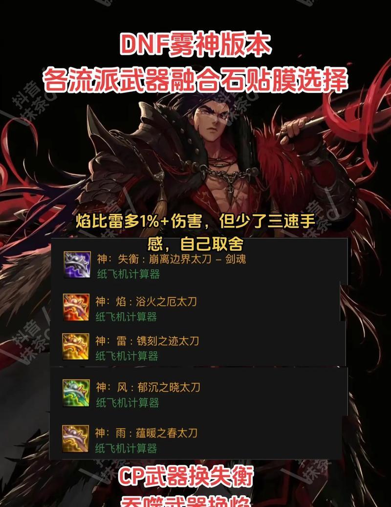 dnf修罗职业适合使用哪种融合石？融合石选择的依据是什么？