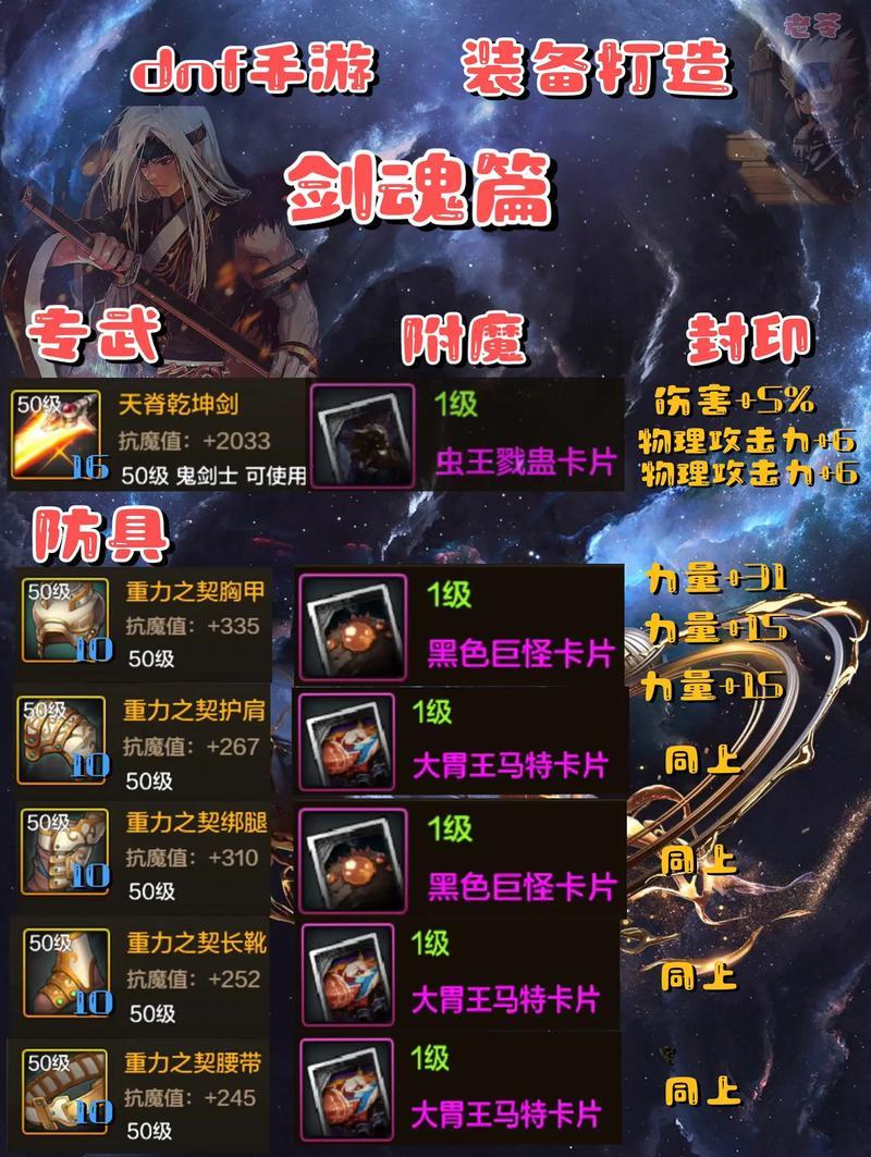剑魂双至尊装备选择标准是什么？如何搭配最合理？